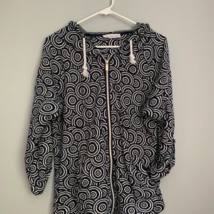Super comfy dressed up zipper hoodie